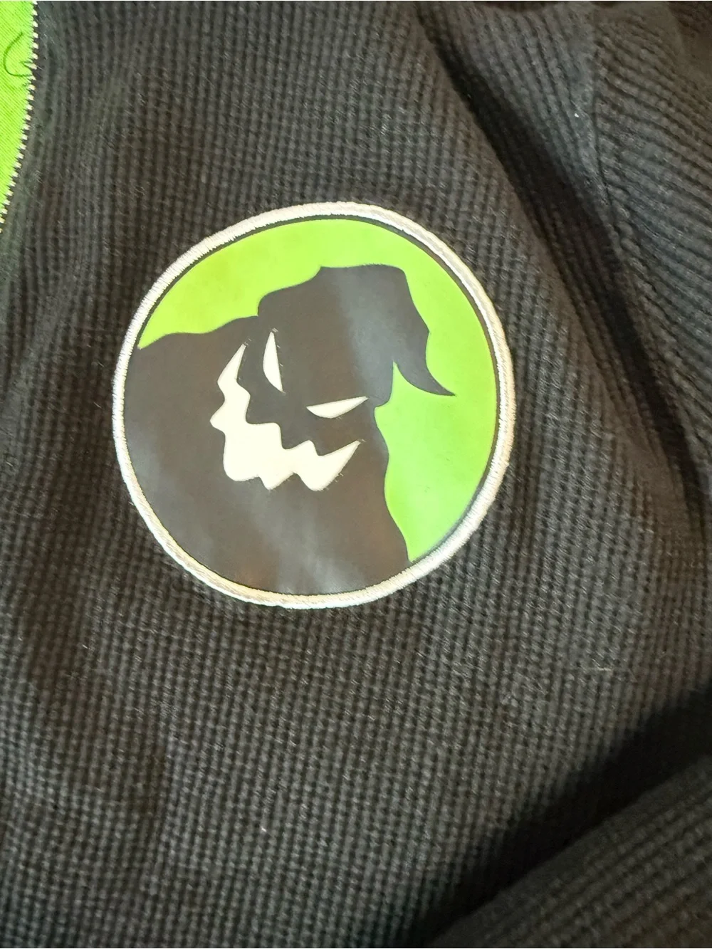 Disney Nightmare Before Christmas Oogie Boogie Reversible Hoodie (Adults Medium)